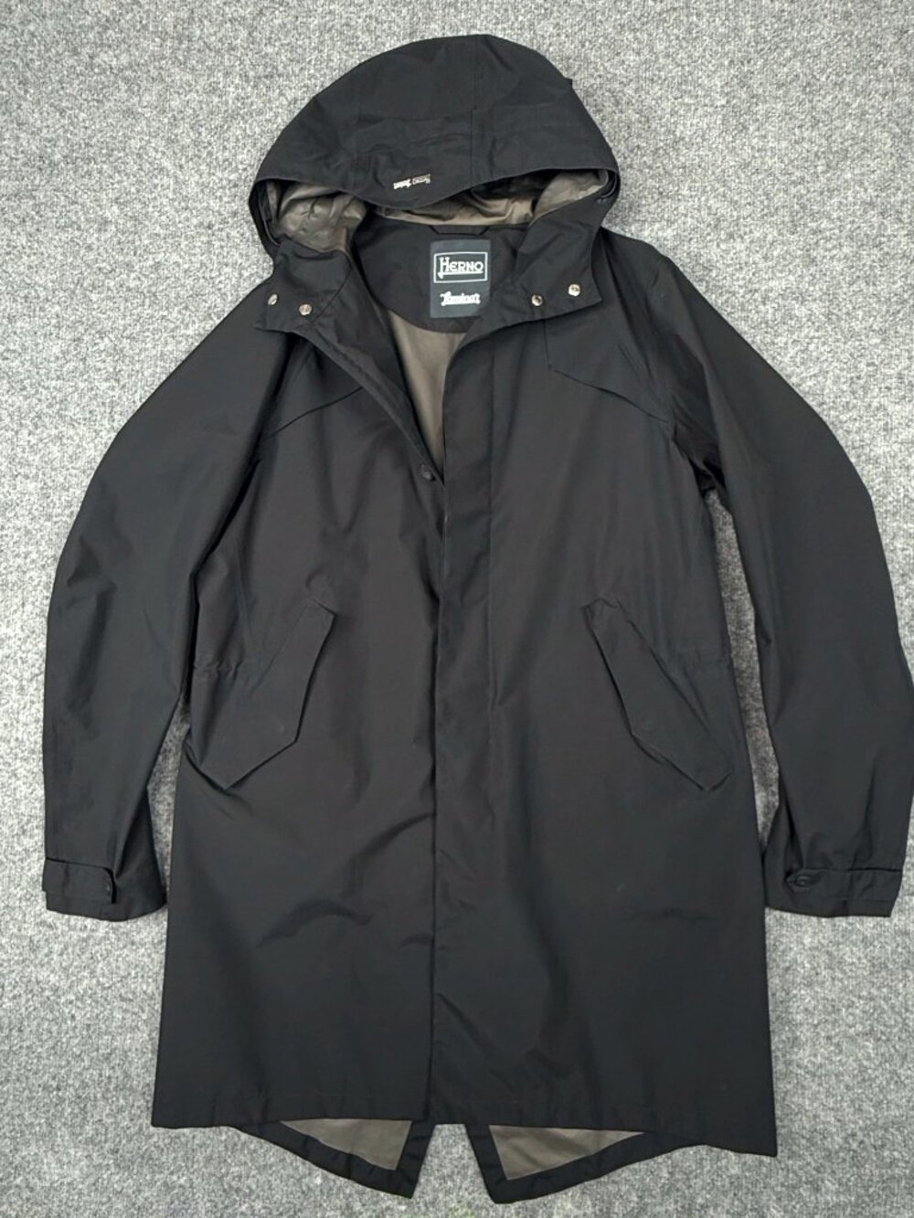 Herno Laminar Gore-Tex Long Hooded Parka Men's IT 52 (US 42) Black